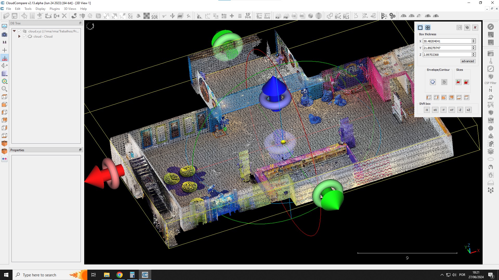 OBJ MODEL DE UM AS BUILT LASER SCANNER