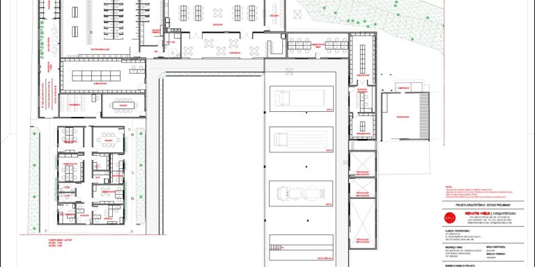 PLANTA INDUSTRIAL PROJETO DE LOGÍSTICA E MOVIMENTAÇÃO DE CARGAS E MANUTENÇÃO DE CAMINHÕES