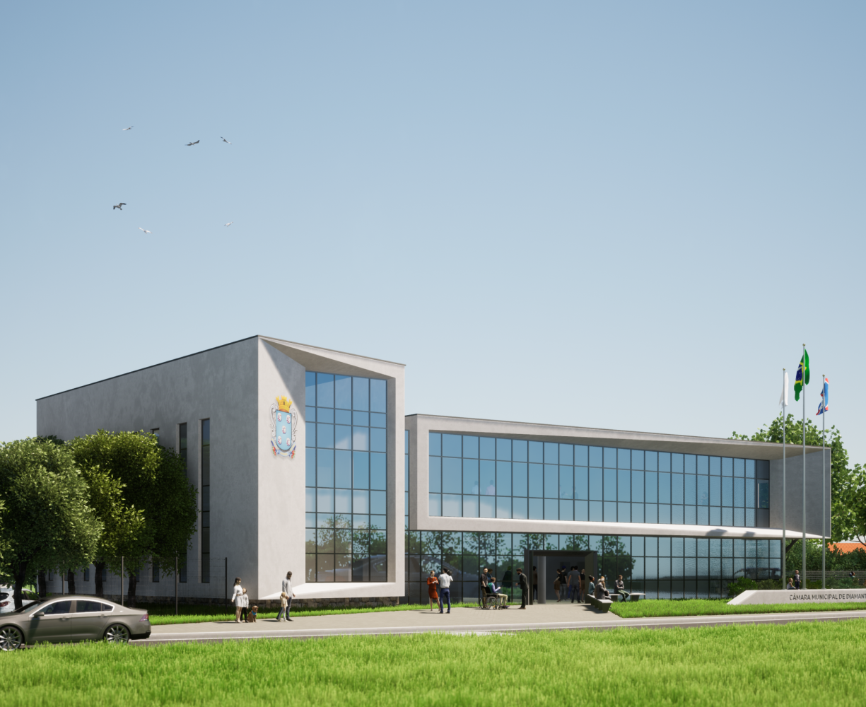 edificação de arquitetura de alto padrão projetado pela renato melo arquitetura