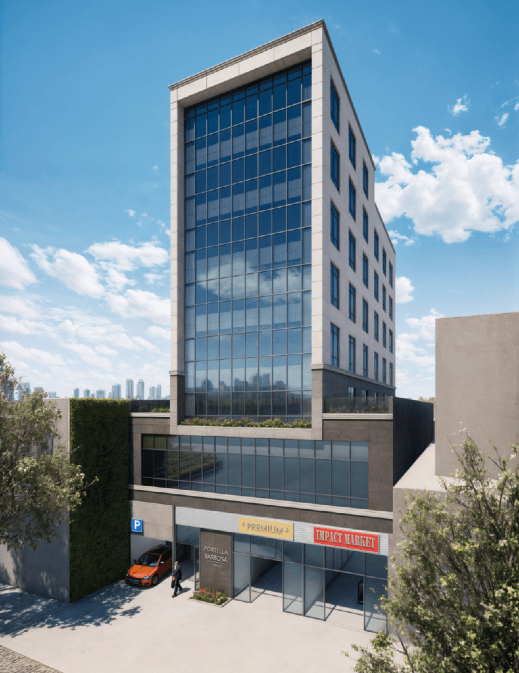 edifício misto de alto padrão projetado por renato melo arquiteutra