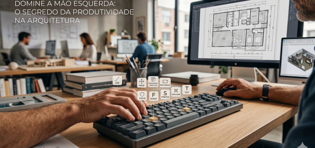 Atalhos de Autocad Gstarcad e sketchUp que aumentam sua performance em arquitetura e engenharia