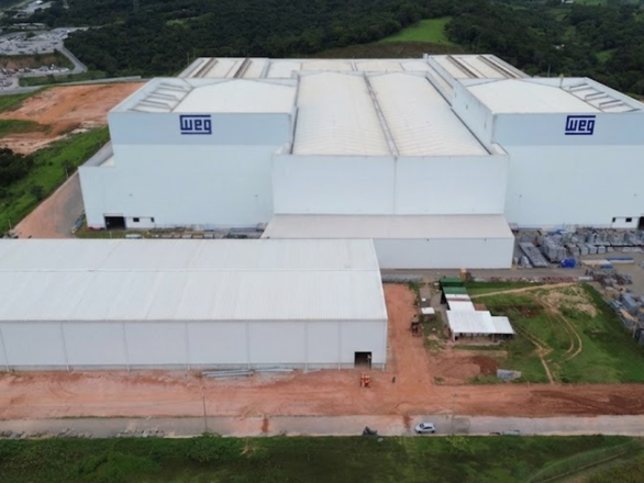 FOTO AÉREA GERAL DO COMPLEXO INDUSTRIAL DA WEG TRANSFORMADORES EM BETIM