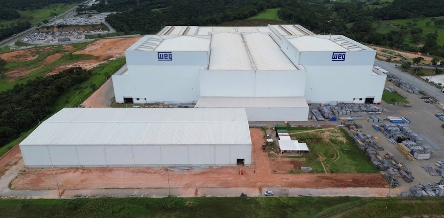 FOTO AÉREA GERAL DO COMPLEXO INDUSTRIAL DA WEG TRANSFORMADORES EM BETIM